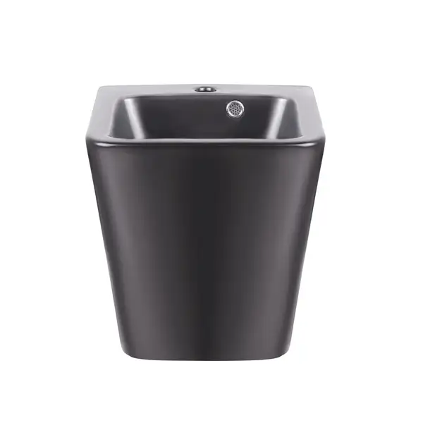 Раковина подвесная моноблок Qtap Tern 370х410х400 Matt black с донным клапаном QT1711G808MB Раковина подвесная моноблок Qtap Tern 370х410х400 Matt black с донным клапаном QT1711G808MB