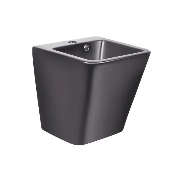 Раковина подвесная моноблок Qtap Tern 370х410х400 Matt black с донным клапаном QT1711G808MB Раковина подвесная моноблок Qtap Tern 370х410х400 Matt black с донным клапаном QT1711G808MB