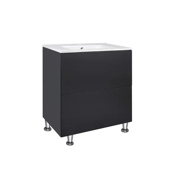 Комплект Qtap Tern 700х725х437 Matt black тумба напольная + раковина врезная, с полотенцедержателем QT1771TNЛ7023070CG (QT1771TNL7023070CMB) Комплект Qtap Tern 700х725х437 Matt black тумба напольная + раковина врезная, с полотенцедержателем QT1771TNЛ7023070CG (QT1771TNL7023070CMB)