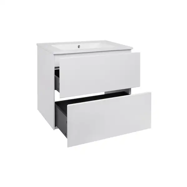 Комплект Qtap Tern 600х580х437 White тумба напольная + раковина врезная, с полотенцедержателем QT1772TPЛ6013060CW (QT1772TPL6013060CW) Комплект Qtap Tern 600х580х437 White тумба напольная + раковина врезная, с полотенцедержателем QT1772TPЛ6013060CW (QT1772TPL6013060CW)