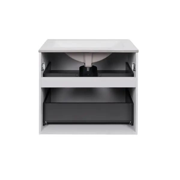Комплект Qtap Tern 600х580х437 White тумба напольная + раковина врезная, с полотенцедержателем QT1772TPЛ6013060CW (QT1772TPL6013060CW) Комплект Qtap Tern 600х580х437 White тумба напольная + раковина врезная, с полотенцедержателем QT1772TPЛ6013060CW (QT1772TPL6013060CW)