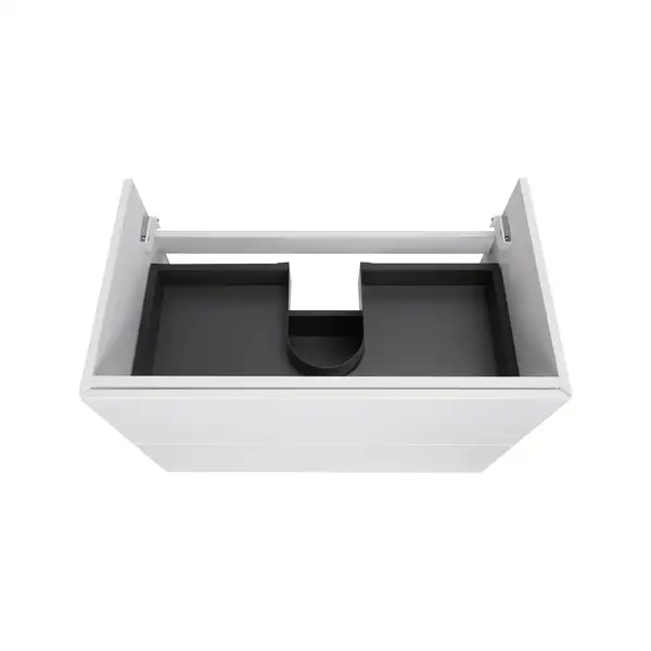 Комплект Qtap Tern 800х580х437 White тумба напольная + раковина врезная, с полотенцедержателем QT1772TPЛ8013080CW (QT1772TPL8013080CW)