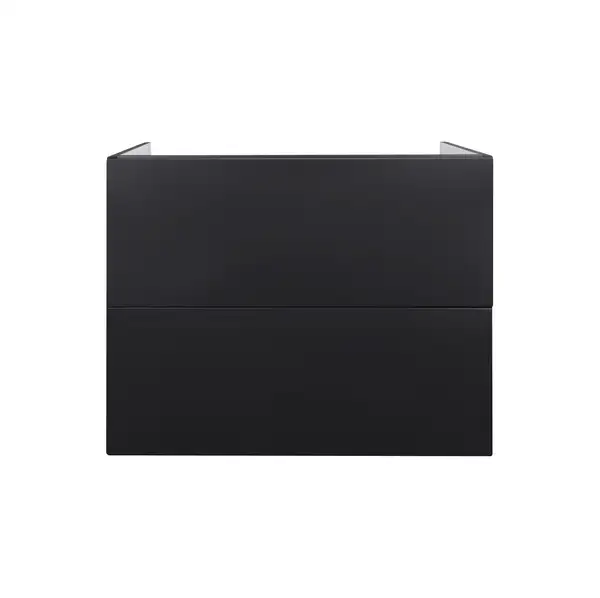 Тумба подвесная Qtap Tern 700х580х437 Matt black с полотенцедержателем QT1774TPL702MB Тумба подвесная Qtap Tern 700х580х437 Matt black с полотенцедержателем QT1774TPL702MB
