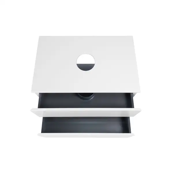 Тумба подвесная Qtap Tern 700х476х469 White со столешницей и полотенцедержателем QT1774TPЛ701W (QT1779TPL701W) Тумба подвесная Qtap Tern 700х476х469 White со столешницей и полотенцедержателем QT1774TPЛ701W (QT1779TPL701W)