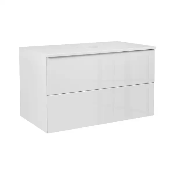 Тумба подвесная Qtap Tern 800х476х469 White со столешницей и полотенцедержателем QT1774TPЛ801W (QT1779TPL801W) Тумба подвесная Qtap Tern 800х476х469 White со столешницей и полотенцедержателем QT1774TPЛ801W (QT1779TPL801W)