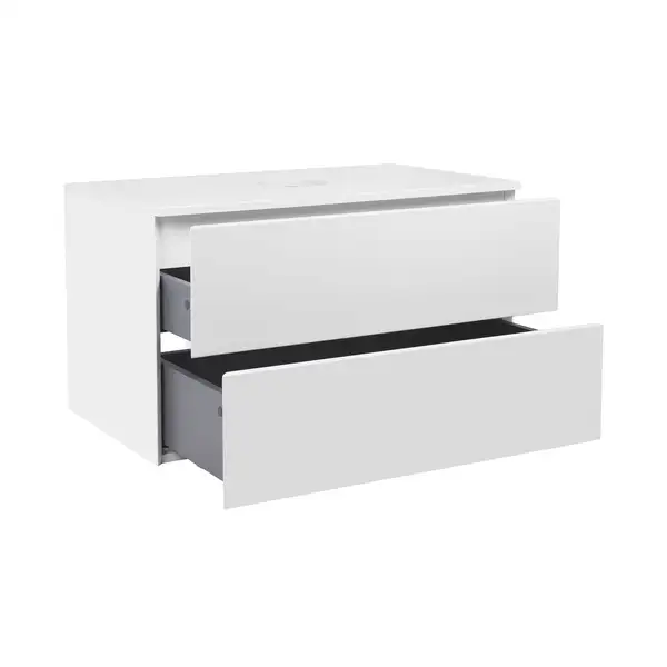 Тумба подвесная Qtap Tern 800х476х469 White со столешницей и полотенцедержателем QT1774TPЛ801W (QT1779TPL801W) Тумба подвесная Qtap Tern 800х476х469 White со столешницей и полотенцедержателем QT1774TPЛ801W (QT1779TPL801W)
