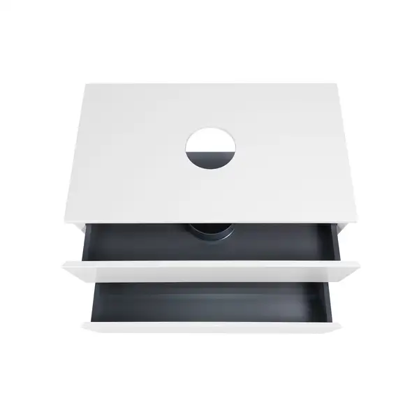 Тумба подвесная Qtap Tern 800х476х469 White со столешницей и полотенцедержателем QT1774TPЛ801W (QT1779TPL801W) Тумба подвесная Qtap Tern 800х476х469 White со столешницей и полотенцедержателем QT1774TPЛ801W (QT1779TPL801W)