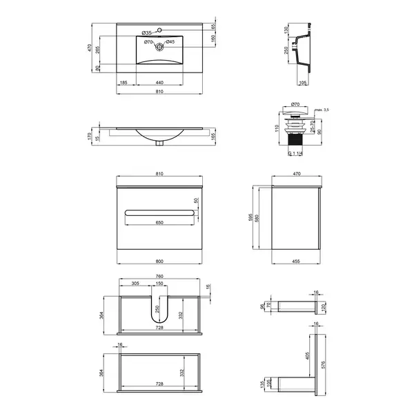 Комплект Qtap Virgo 800х580х437 White/Whitish oak тумба подвесная + раковина врезная QT1872TPА8013080CW (QT1872TPА8013080CWWO) Комплект Qtap Virgo 800х580х437 White/Whitish oak тумба подвесная + раковина врезная QT1872TPА8013080CW (QT1872TPА8013080CWWO)