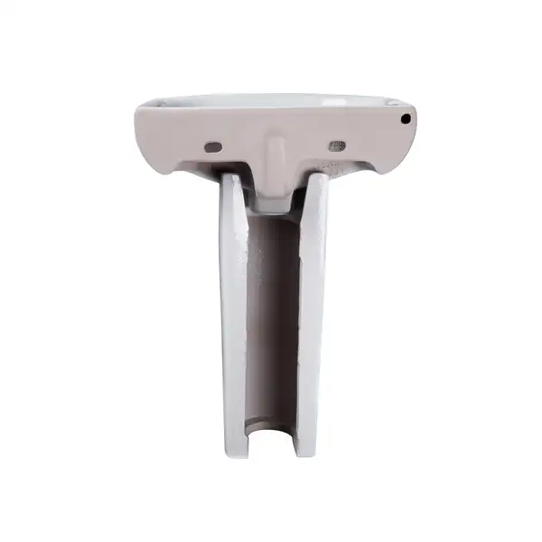 Раковина напольная с пьедесталом Qtap Baby 375x305x520 White с донным клапаном QT2311LP304BW