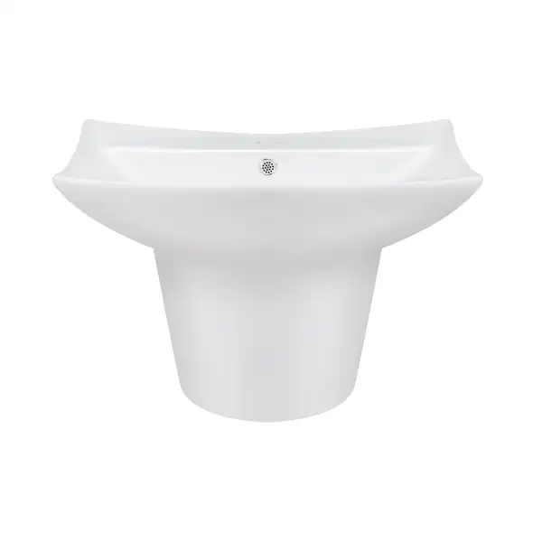 Раковина подвесная моноблок Qtap Presto 600х450х405mm White с донным клапаном QT2411G822W Раковина подвесная моноблок Qtap Presto 600х450х405mm White с донным клапаном QT2411G822W