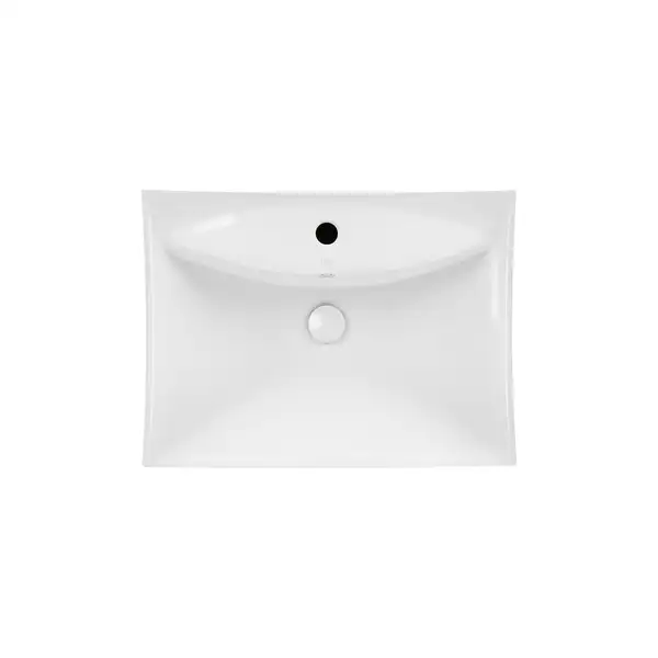 Раковина подвесная моноблок Qtap Presto 600х450х405mm White с донным клапаном QT2411G822W Раковина подвесная моноблок Qtap Presto 600х450х405mm White с донным клапаном QT2411G822W