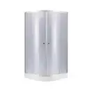 Набор Lidz душевая кабина Latwa SC80x80.SAT.LOW.GR, стекло тонированное 4 мм + поддон Kupala (LLSC8080SATLOWGR2SET)