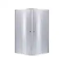 Набор Lidz душевая кабина Latwa SC90x90.SAT.HIGH.GR, стекло тонированное 4 мм + поддон с панелью Kupala (LLSC9090SATHIGHGR2SET)