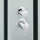 Душевой бокс Lidz Majatek SB100x100.BLA.LOW.TR, стекло прозрачное 5 мм без поддона (LMSB100100BLALOWTR2)