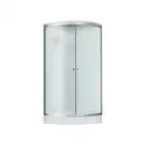 Набор Lidz душевой бокс Tani SB90x90.SAT.LOW.FR, стекло Frost 4 мм + поддон Kupala (LTSB9090SATLOWFR2SET)