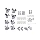Душевая кабина Lidz Wawel SC80x80.SAT.LOW.FR, стекло Frost 4 мм без поддона (LWASC8080SATLOWFR2)