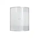 Душевая кабина Lidz Wieza SC80x80.SAT.HIGH.L, стекло Linie 4 мм без поддона (LWISC8080SATHIGHL2)
