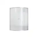 Душевая кабина Lidz Wieza SC80x80.SAT.MID.L, стекло Linie 4 мм без поддона (LWISC8080SATMIDL2)