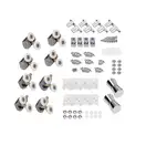 Набор Lidz душевая кабина Wieza SC90x90.SAT.LOW.L, стекло Linie 4 мм + поддон Kupala (LWISC9090SATLOWL2SET)