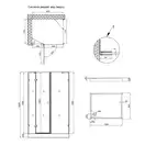 Набор Qtap душевая кабина Capricorn CRM1018RC6 Clear 2020x1000x800 мм + поддон Tern 301812C 100x80x12 см с сифоном (CAPCRM1018RC6SET)