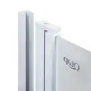 Штора на ванну Qtap Gemini WHI401114RP6 стекло Pear 6 мм, 110x140 см (GEMWHI401114RP6)