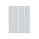 Штора на ванну Qtap Gemini WHI40114RP6 стекло Pear 6 мм, 100x140 см (GEMWHI40114RP6)