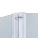 Штора на ванну Qtap Gemini WHI40114RP6 стекло Pear 6 мм, 100x140 см (GEMWHI40114RP6)