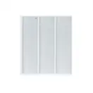 Штора на ванну Qtap Gemini WHI401214RP4 стекло Pear 4 мм, 120x140 см (GEMWHI401214RP4)
