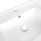 Раковина Qtap Albatross 5C 600х480х210 White с донным клапаном QT01115060CW