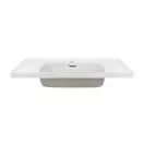 Раковина Qtap Albatross A 1000х500х230 White с донным клапаном QT01115100AW
