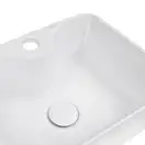 Раковина-чаша Qtap Crow 400х300х140 White с донным клапаном QT05117040JW