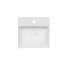 Раковина Qtap Nando C 405х405х125 White с донным клапаном QT12117040CW