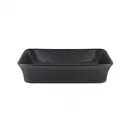 Раковина-чаша Qtap Virgo 490х350х110 Matt black с донным клапаном QT18112261MBMB