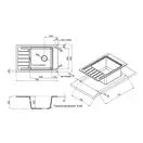 Кухонная мойка Qtap CS 7751 Black (QTCS7751BLA)