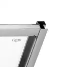 Душевая дверь в нишу Qtap Uniford CRM207.C4 68-71x185 см, стекло Clear 4 мм, покрытие CalcLess (UNICRM207C4)