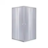 Душевая кабина Lidz Wawel SC80x80.SAT.LOW.GR, стекло тонированное 4 мм без поддона (LWASC8080SATLOWGR2)