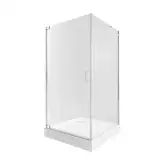 Набор Qtap душевая кабина Aquarius CRM1099SC6 Clear 2020x900x900 мм + поддон Tern 309912C 90x90x12 см с сифоном (AQUACRM1099SC6SET)