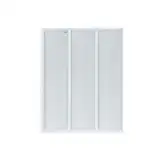 Штора на ванну Qtap Gemini WHI401114RP4 стекло Pear 4 мм, 110x140 см (GEMWHI401114RP4)
