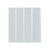 Штора на ванну Qtap Gemini WHI401214RP6 стекло Pear 6 мм, 120x140 см (GEMWHI401214RP6)