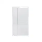 Душевая дверь в нишу Qtap Pisces WHI209-1.CP5 90-100x185 см, стекло Pattern 5 мм (PISWHI2091CP5)