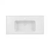 Раковина Qtap Albatross A 1000х500х230 White с донным клапаном QT01115100AW