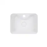 Раковина-чаша Qtap Crow 400х300х140 White с донным клапаном QT05117040JW