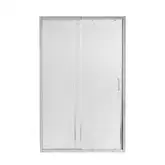 Душевая дверь в нишу Qtap Taurus CRM2014-15.C6 140-150x185 см, стекло Clear 6 мм, покрытие CalcLess (TAUCRM201415C6)