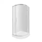 Набор Qtap душевая кабина Virgo CRM1099AC8 Clear 2020x900x900 мм + поддон Robin 309912C 90x90x12 см с сифоном (VIRCRM1099AC8SET)
