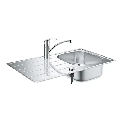 Комплект кухонної мийки і змішувача Grohe K200 (31565SD1) Комплект кухонної мийки і змішувача Grohe K200 (31565SD1)