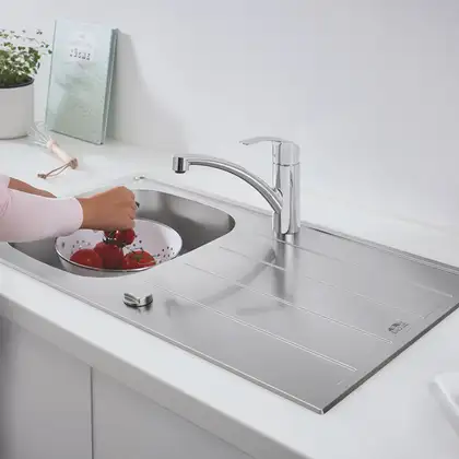 Комплект кухонної мийки і змішувача Grohe K200 (31565SD1) Комплект кухонної мийки і змішувача Grohe K200 (31565SD1)