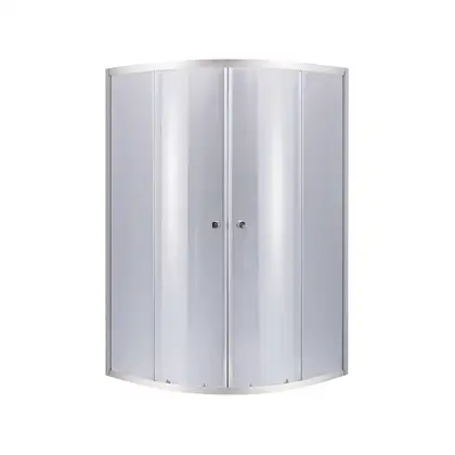 Набор Lidz душевая кабина Latwa SC90x90.SAT.HIGH.GR, стекло тонированное 4 мм + поддон с панелью Kupala (LLSC9090SATHIGHGR2SET)