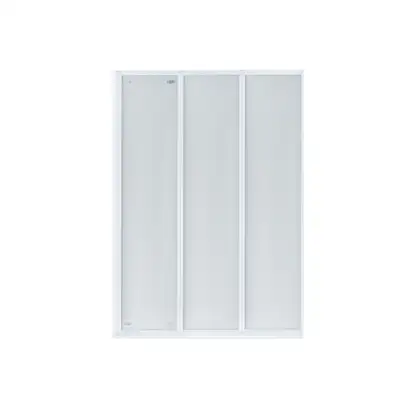 Штора на ванну Qtap Gemini WHI40114RP4 стекло Pear 4 мм, 100x140 см (GEMWHI40114RP4)
