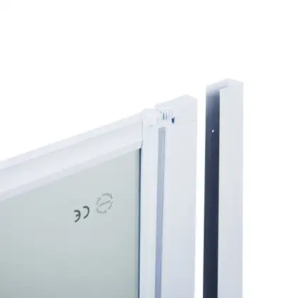 Штора на ванну Qtap Gemini WHI40114RP4 стекло Pear 4 мм, 100x140 см (GEMWHI40114RP4)