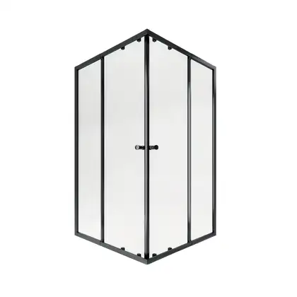 Душевая кабина Qtap Pisces BLA109-11SC5 90-105x90-105 см, стекло Clear 5 мм без поддона (PISBLA10911SC5)